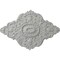 Ekena Millwork Ashford Ceiling Medallion, Hand-Painted Frost, 42 3/4"W x 28 7/8"H x 1"P CM42X28ASFRF - alternate 1